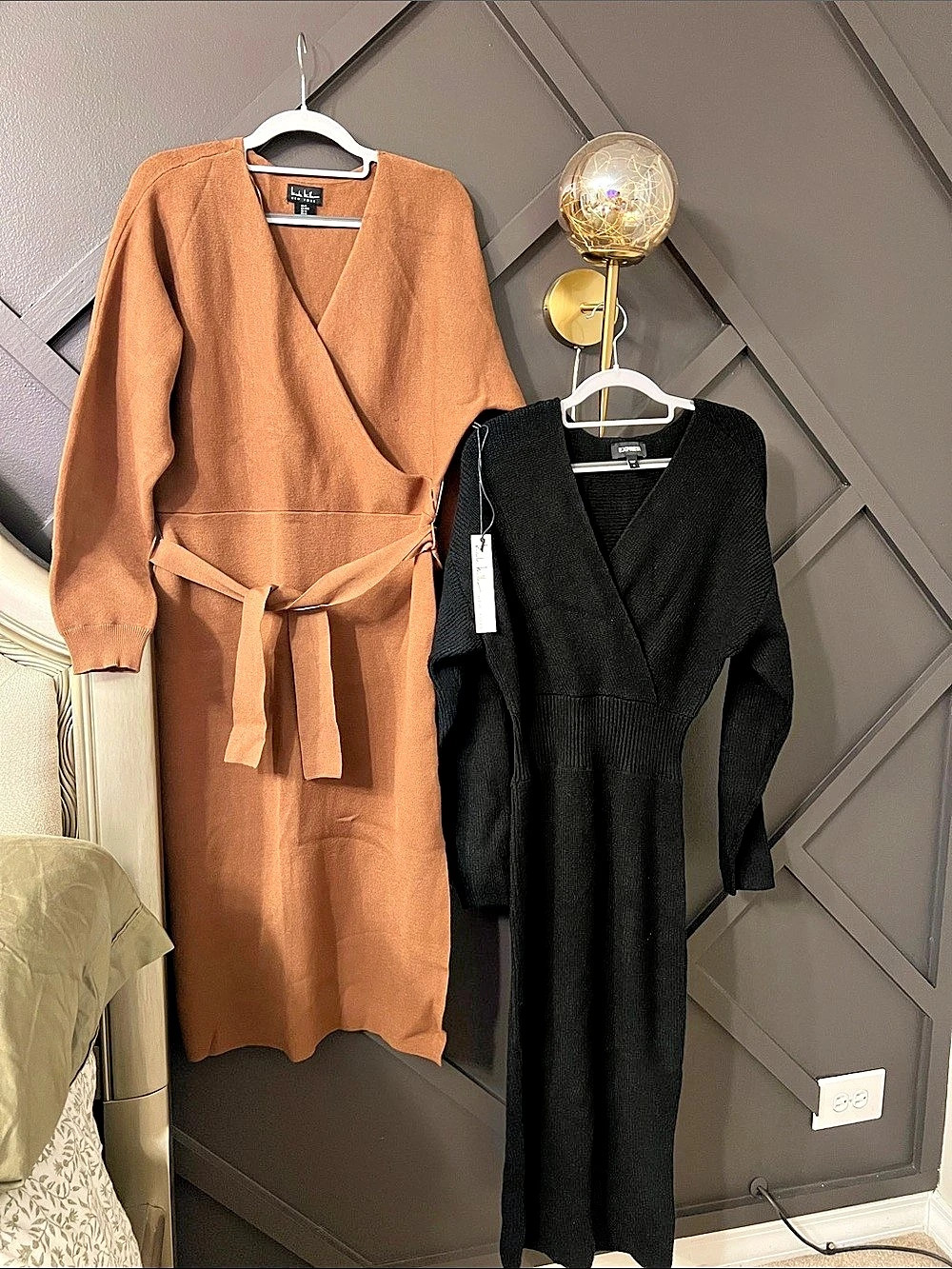 2 sweater dresses